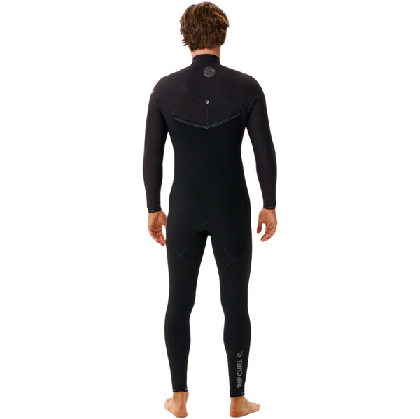 2026 Rip Curl Mens E-Bomb 3/2mm Chest Zip Wetsuit 17SMFS - Black